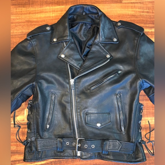 Interstate Leather - Black Retro Jacket - Picture 6 of 16